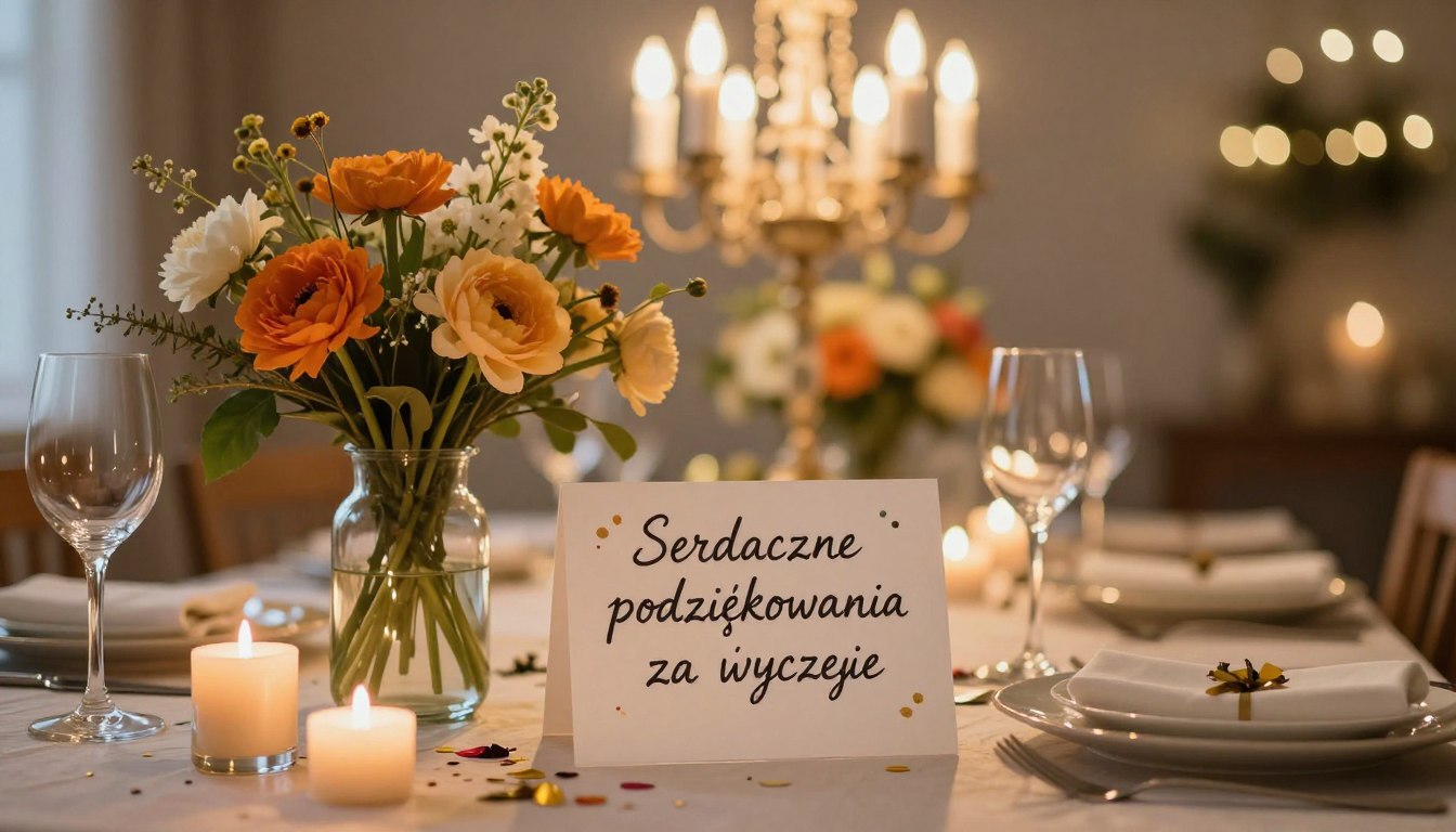 Serdeczne podziękowania za życzenia
