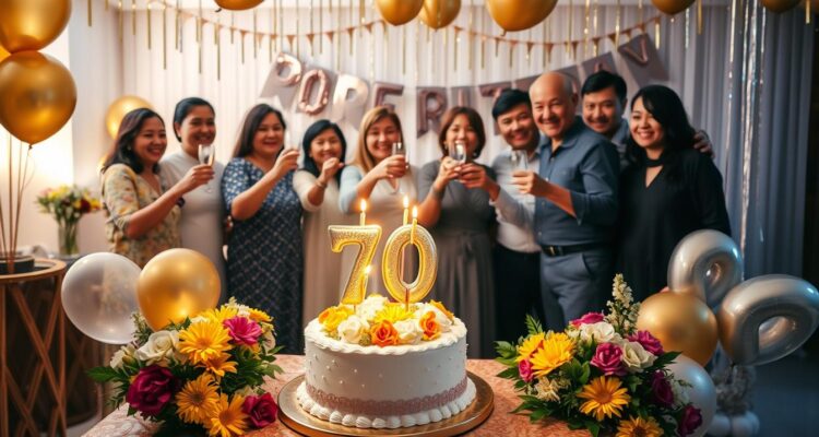 Oryginalne życzenia na 70 urodziny